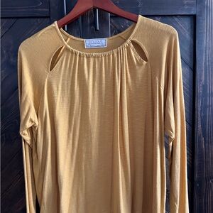 Gold Women's Top